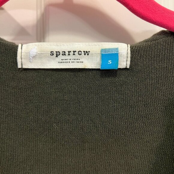 ANTHROPOLOGIE SPARROW Kindred Spirit Sweater Dress Green Size Small - Picture 2 of 8